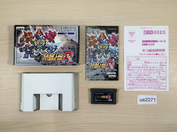 UE2071 Super Robot Wars R BOXED GameBoy Advance Japan