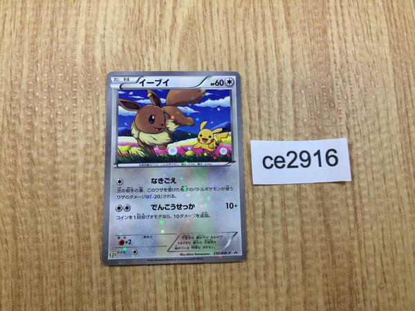 CE2916 Eevee - PROMO 235/BW-P Pokemon Card TCG Japan