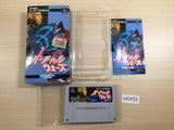 Virtual Wars The Lawnmower Man BOXED SNES Super Famicom Japan - UE3433