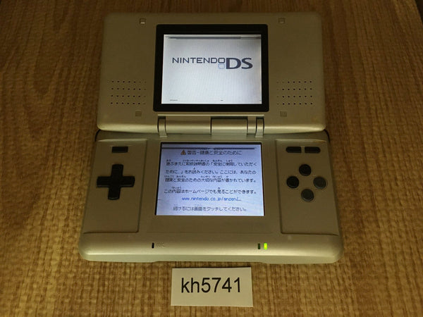KH5741 Plz Read Item Condi Nintendo DS Platinum Silver Console Japan
