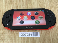 GD7024 Plz Read Item Condi PS Vita PCH-2000 RED AND BLACK