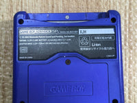 LG2363 Plz Read Item Condi GameBoy Advance SP Azurite Blue Console Japan