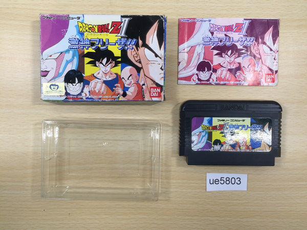 UE5803 Dragon Ball Z II 2 Gekishin Freeza BOXED NES Famicom Japan