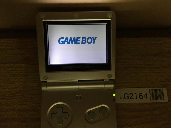 LG2164 No Battery GameBoy Advance SP Platinum Silver Game Boy Console Japan
