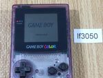 lf3050 Plz Read Item Condi GameBoy Color Clear Purple Game Boy Console Japan