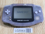 LG2063 Plz Read Item Condi GameBoy Advance Milky Blue Game Boy Console Japan