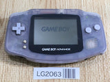 LG2063 Plz Read Item Condi GameBoy Advance Milky Blue Game Boy Console Japan