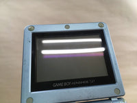 LG2453 Plz Read Item Condi GameBoy Advance SP Pearl Blue Console Japan