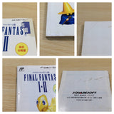 UE5563 Final Fantasy I II 1 2 BOXED NES Famicom Japan