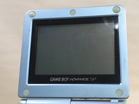 LG2453 Plz Read Item Condi GameBoy Advance SP Pearl Blue Console Japan