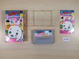 Shounen Ashibe GomachanNo YuuenchiDaibouken BOXED SNES SuperFamicom - UE5351