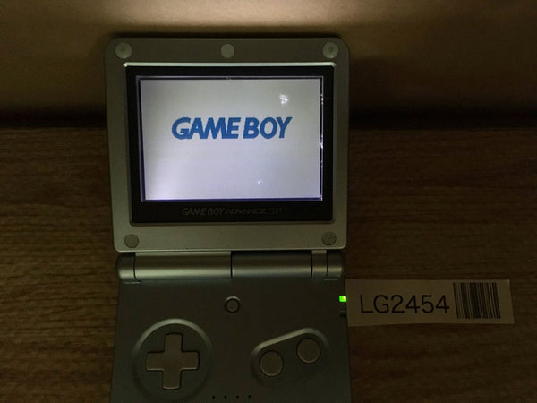 LG2454 Plz Read Item Condi GameBoy Advance SP Pearl Blue Console Japan