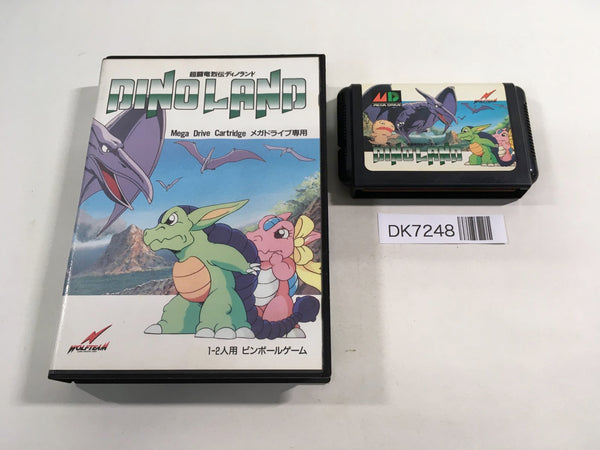 DK7248 Choutouryuu Retsuden Dino Land BOXED Mega Drive Genesis Japan