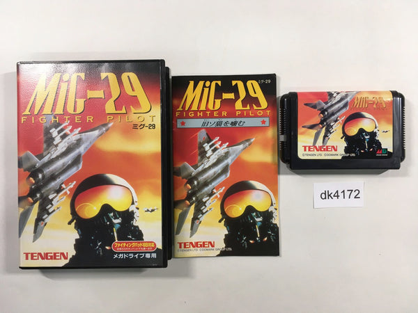 DK4172 MiG-29 BOXED Mega Drive Genesis Japan