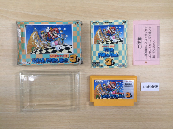 UE6465 Super Mario Bros. 3 BOXED NES Famicom Japan