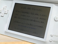 lf9764 Plz Read Item Condi Nintendo DS Lite Crystal White Console Japan