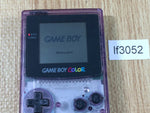 lf3052 Plz Read Item Condi GameBoy Color Clear Purple Game Boy Console Japan