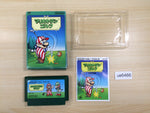 UE6466 Mario Open Golf BOXED NES Famicom Japan