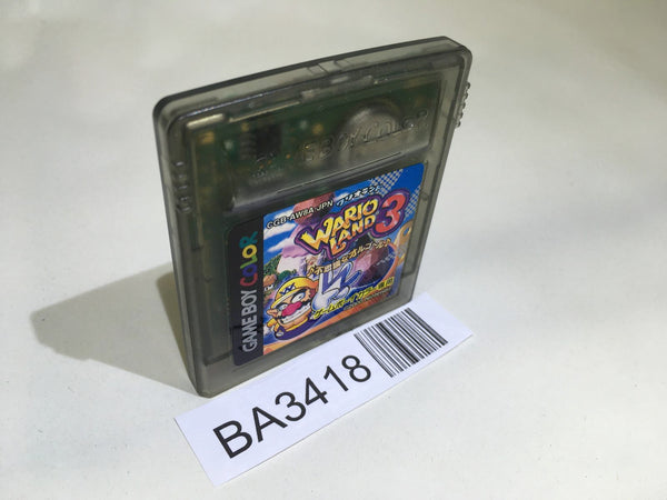 BA3418 Wario Land 3 Mario GameBoy Game Boy Japan