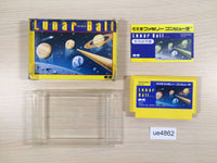 UE4862 Lunar Pool Ball BOXED NES Famicom Japan