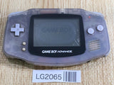 LG2065 Plz Read Item Condi GameBoy Advance Milky Blue Game Boy Console Japan