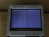LG2455 Plz Read Item Condi GameBoy Advance SP Pearl Blue Console Japan