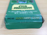 UE6466 Mario Open Golf BOXED NES Famicom Japan