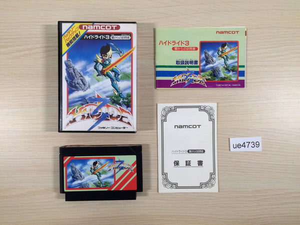 UE4739 Hydlide 3 BOXED NES Famicom Japan