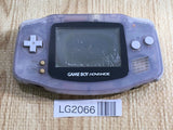 LG2066 Plz Read Item Condi GameBoy Advance Milky Blue Game Boy Console Japan