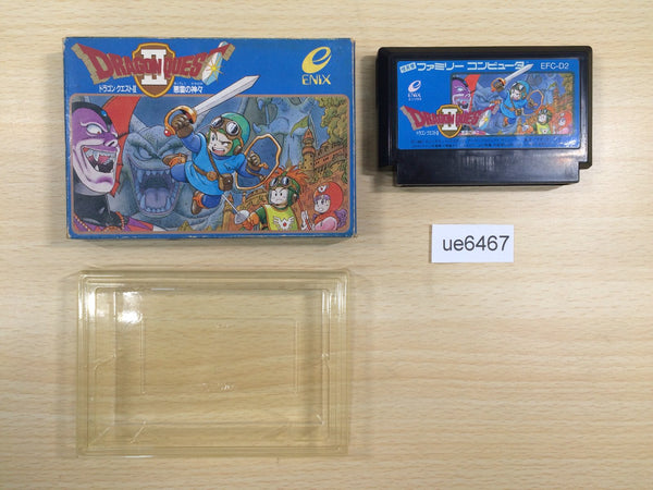 UE6467 Dragon Quest II 2 BOXED NES Famicom Japan