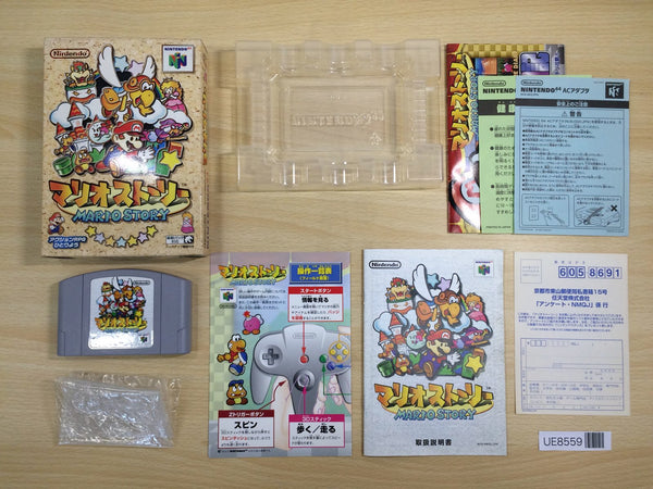 UE8559 Mario Story BOXED N64 Nintendo 64 Japan