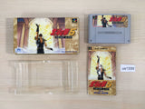 Fist of the North Star 5 Hokuto no Ken BOXED SNES Super Famicom Japan - UE1599