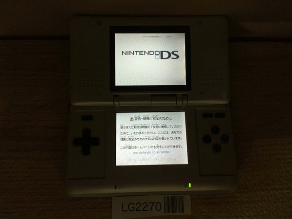 LG2270 Plz Read Item Condi Nintendo DS Platinum Silver Console Japan