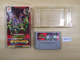 TMNT Turtles Mutant Warriors BOXED SNES Super Famicom Japan - UE6173