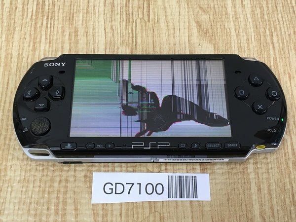GD7100 Plz Read Item Condi PSP-3000 PIANO BLACK SONY PSP Console Japan