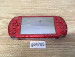 gd4765 Plz Read Item Condi PSP-3000 RADIANT RED SONY PSP Console Japan