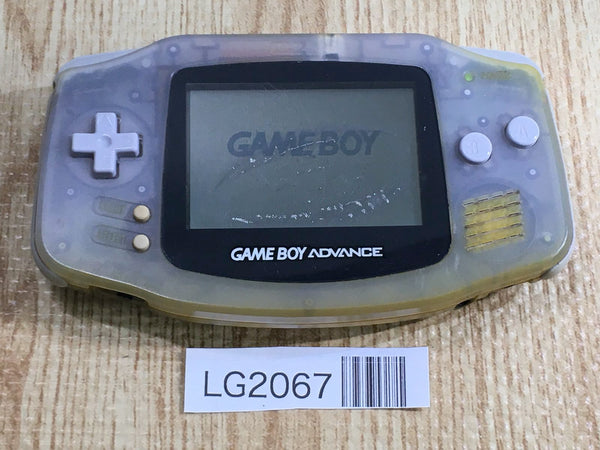 LG2067 Plz Read Item Condi GameBoy Advance Milky Blue Game Boy Console Japan