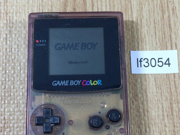 lf3054 GameBoy Color Clear Purple Game Boy Console Japan