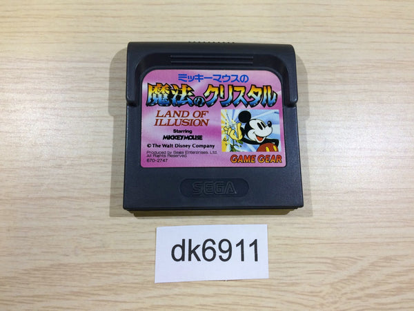 dk6911 Mickey Mouse Mahou no Crystal Sega Game Gear Japan