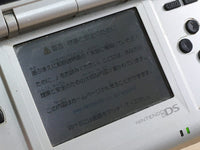 LG2270 Plz Read Item Condi Nintendo DS Platinum Silver Console Japan