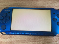 GD6838 Plz Read Item Condi PSP-3000 VIBRANT BLUE SONY PSP Console Japan