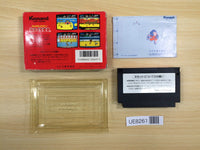 UE8261 Ganbare Goemon Karakuri Dochu Mystical Ninja BOXED NES Famicom Japan