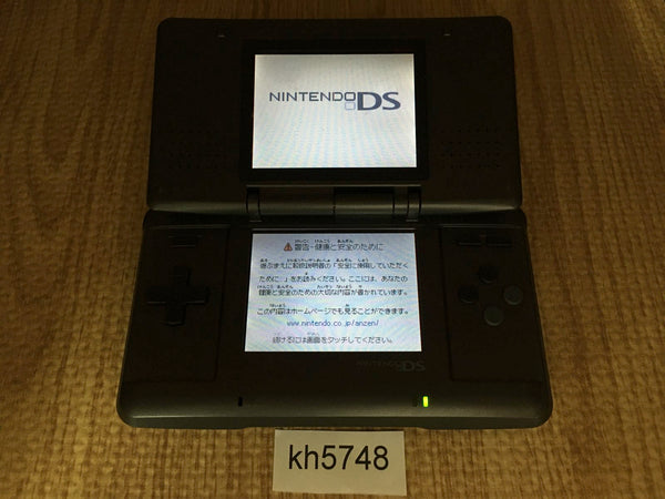 KH5748 Plz Read Item Condi Nintendo DS Graphite Black Console Japan