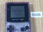 lf3056 Plz Read Item Condi GameBoy Color Clear Purple Game Boy Console Japan