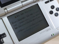 LG2272 Plz Read Item Condi Nintendo DS Platinum Silver Console Japan