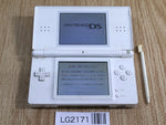 LG2171 Plz Read Item Condi Nintendo DS Lite Crystal White Console Japan