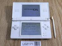 LG2171 Plz Read Item Condi Nintendo DS Lite Crystal White Console Japan