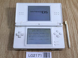 LG2171 Plz Read Item Condi Nintendo DS Lite Crystal White Console Japan