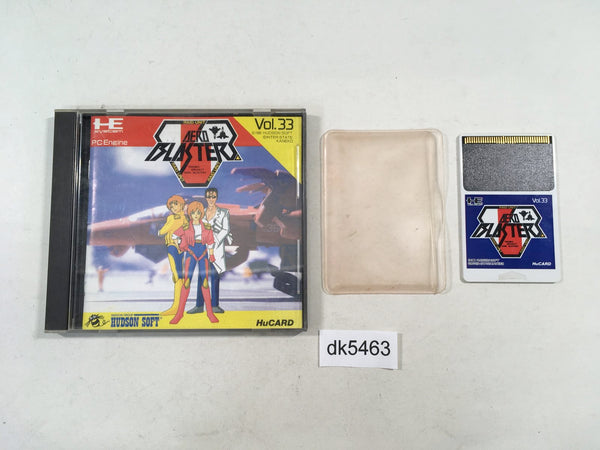 DK5463 Aero Blasters BOXED PC Engine Japan