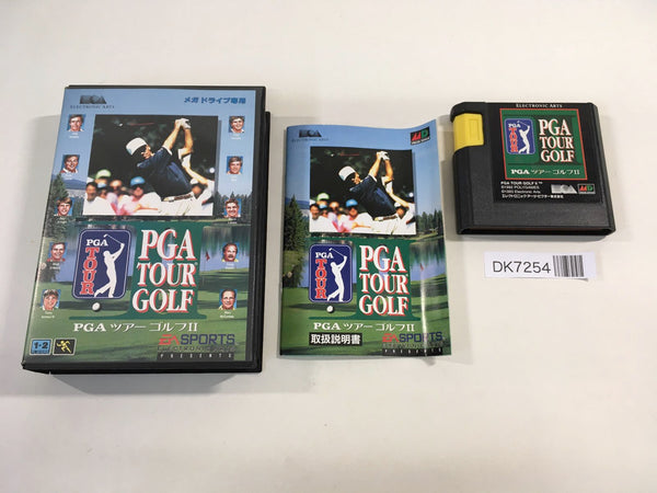 DK7254 PGA Tour Golf II BOXED Mega Drive Genesis Japan